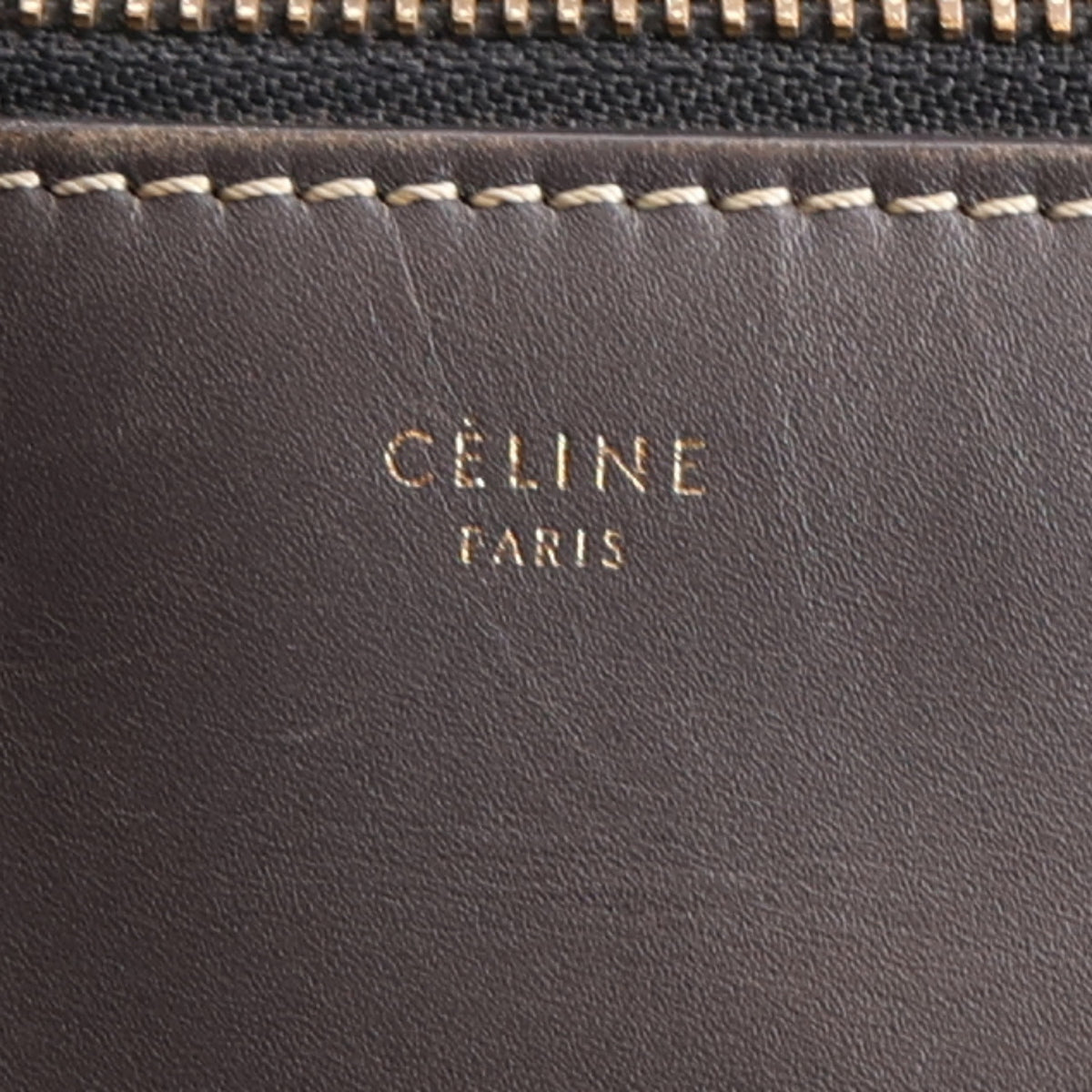 Celine Smooth Calfskin Medium Edge Shoulder Bag Grey 5 of 9