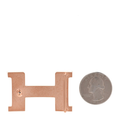 Hermes Polished Constance 24mm Belt Buckle Rose Gold 2 of 5