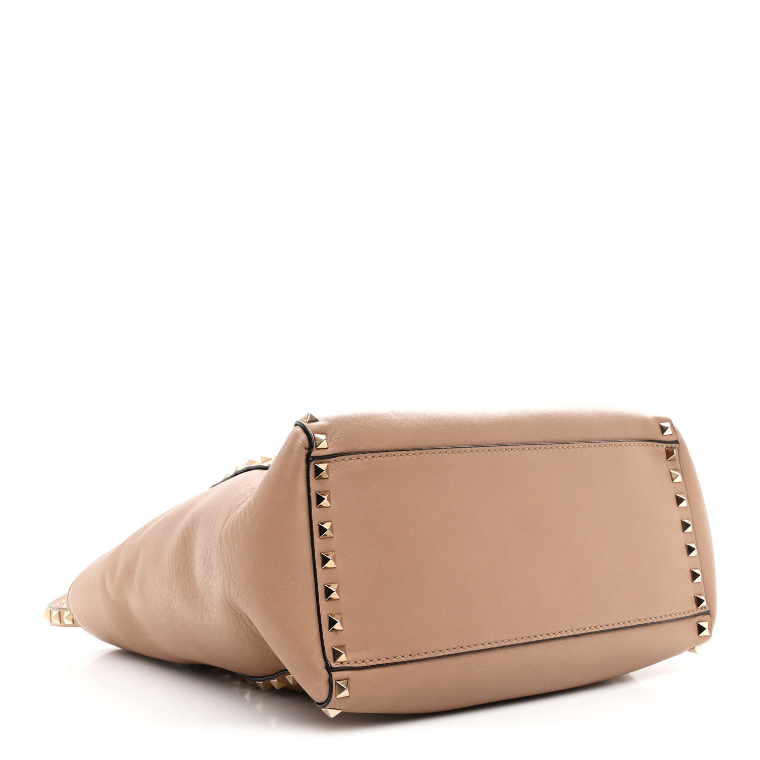 Valentino Garavani Vitello Rockstud Double Handle Tote Alpaca 4 of 9