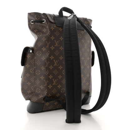 Louis Vuitton Monogram Macassar Christopher MM Backpack 3 of 10