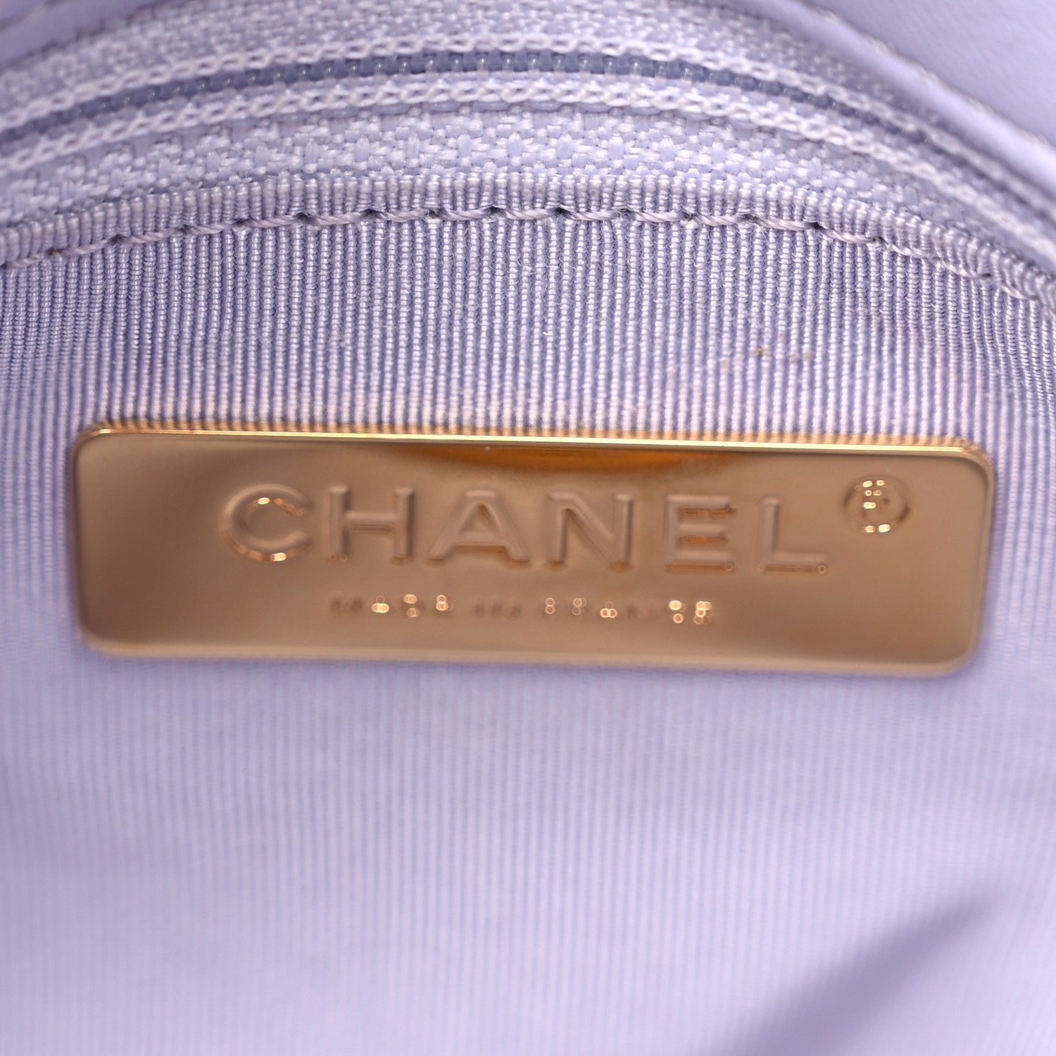 Chanel Lambskin Quilted Medium Chanel 19 Flap Light Purple 6 of 10