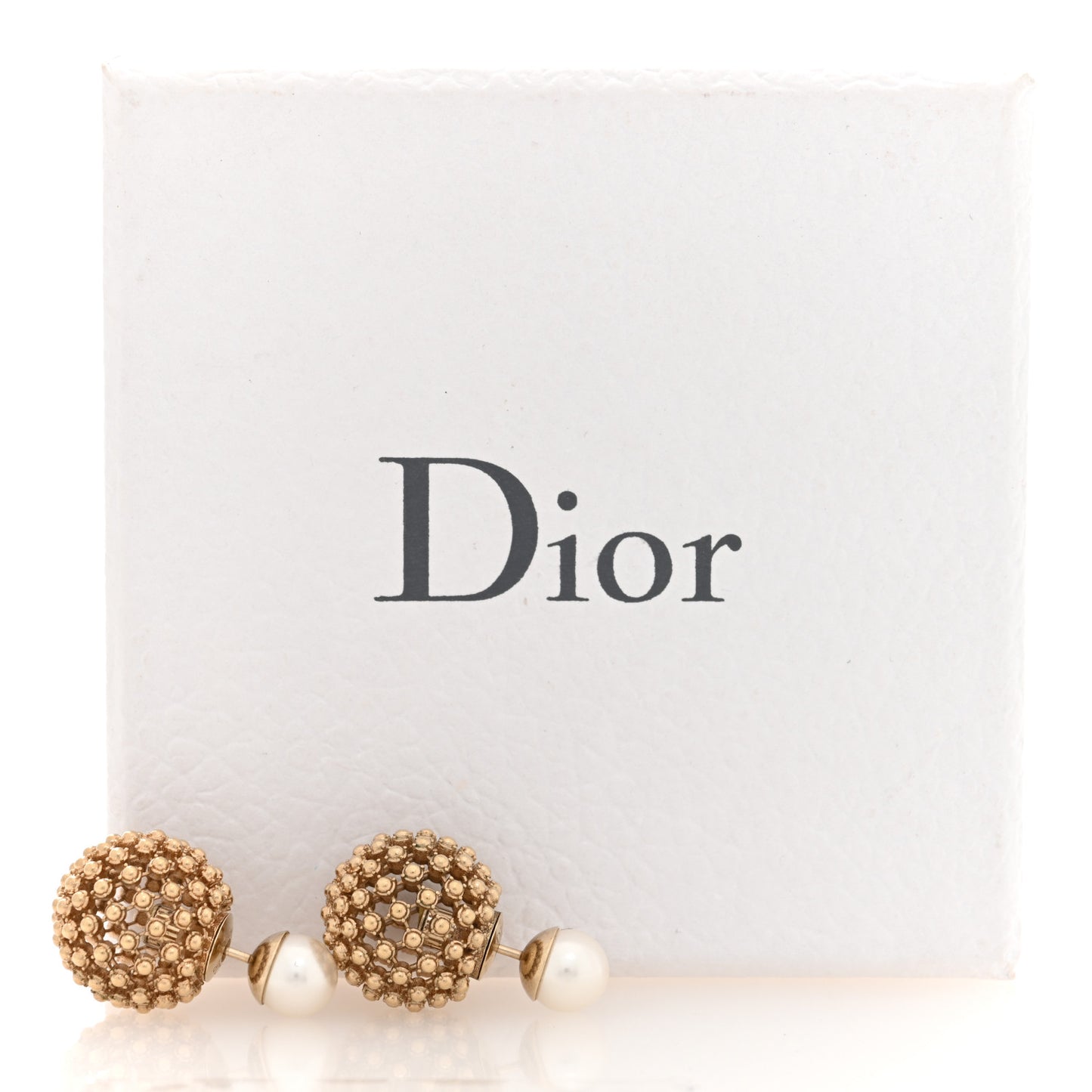 Pearl Mise En Dior Tribales Earrings Gold