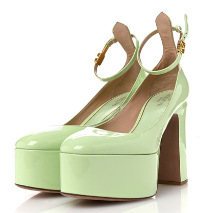 Valentino Garavani Patent Tan-Go 55/155mm Platform Pumps 38 Ambrosia 4 of 11