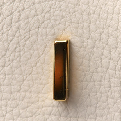 Hermes Taurillon Clemence Birkin 25 Craie 25 of 33
