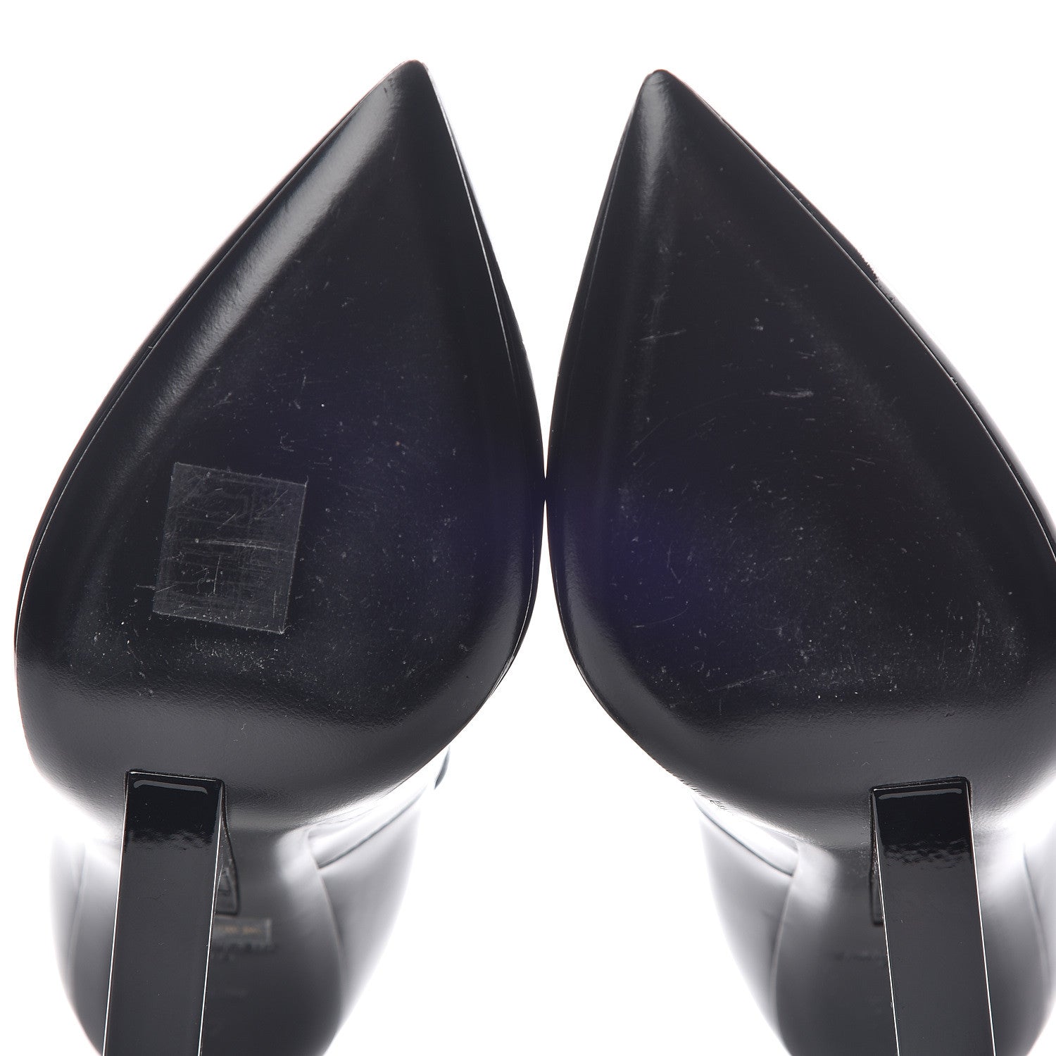 Saint Laurent Patent Opyum Appelle Moi Ankle Strap Pump 37 Black 7 of 11