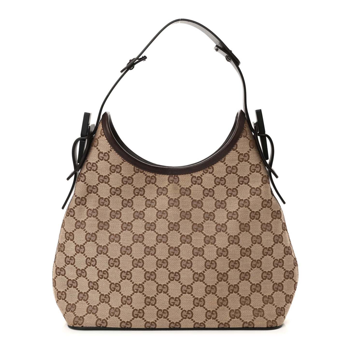 Monogram Small Hobo Dark Brown