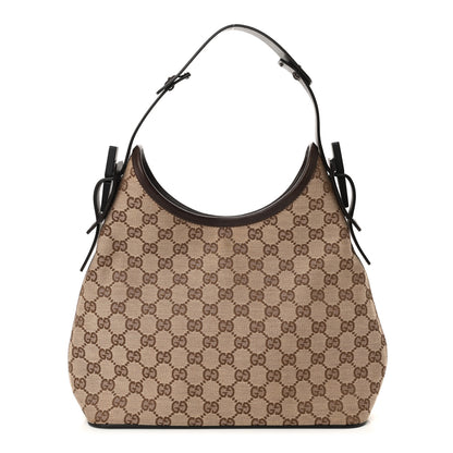 Gucci Monogram Small Hobo Dark Brown 1 of 10