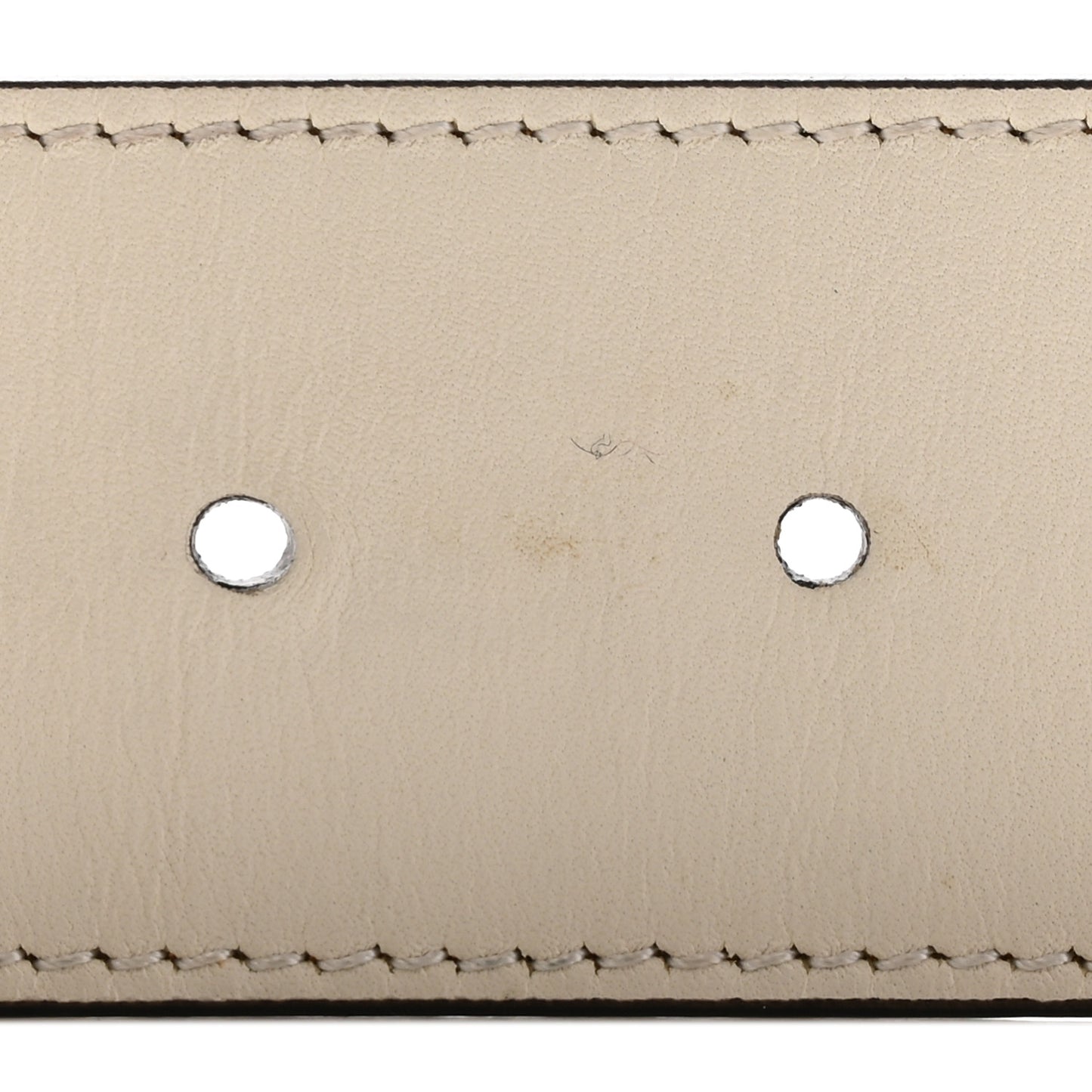 Calfskin Double G 40mm Belt 70 28 Mystic White