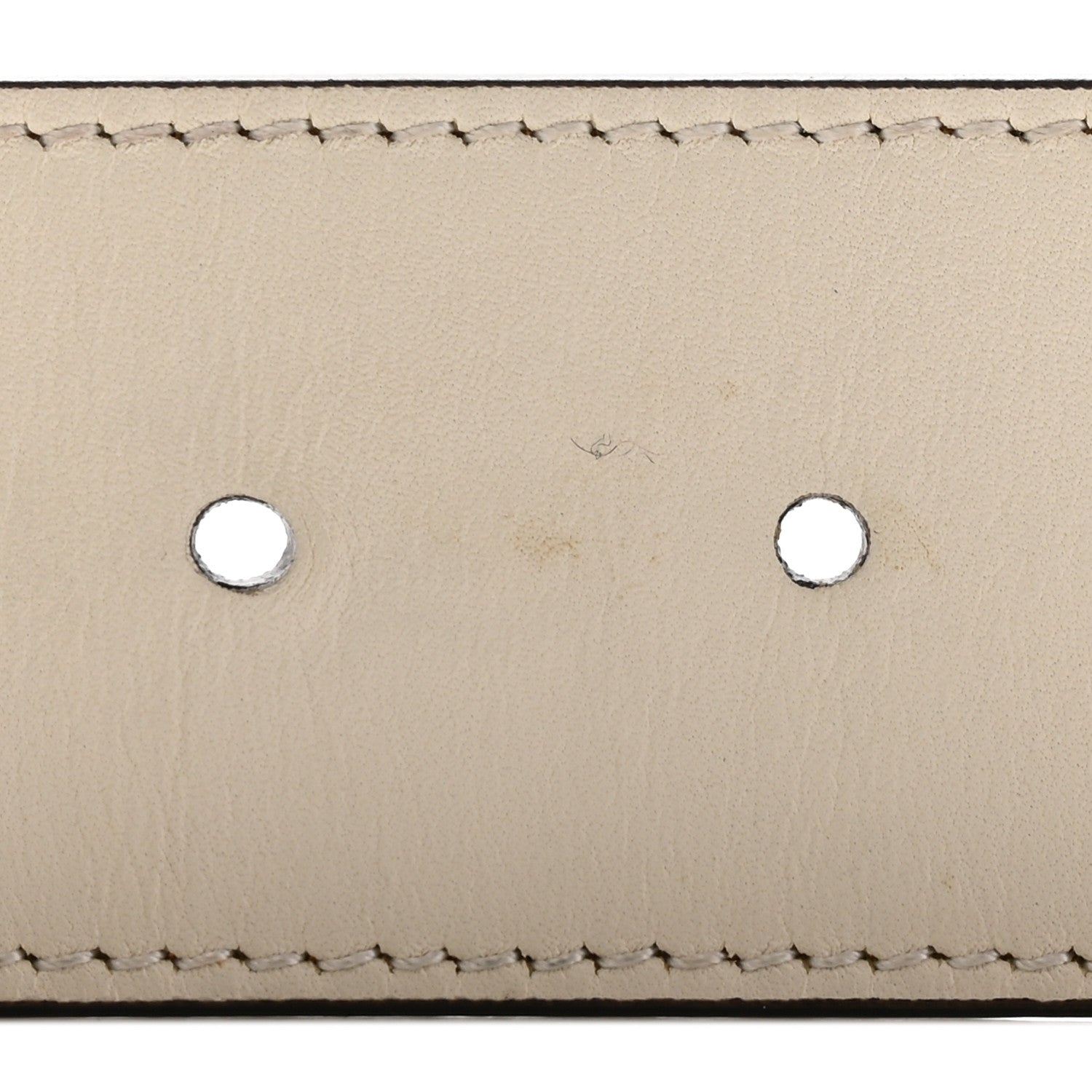 Gucci Calfskin Double G 40mm Belt 70 28 Mystic White 6 of 9