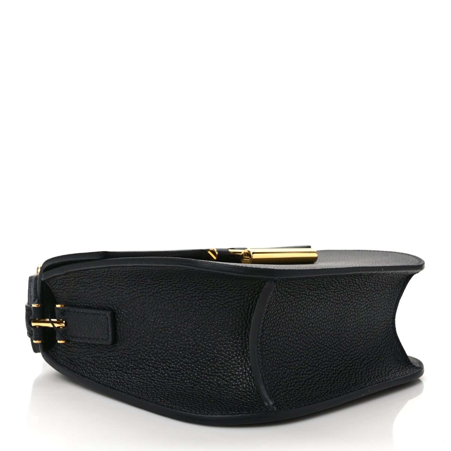 Tom Ford Grained Calfskin Mini T Clasp Tara Crossbody Bag Black 4 of 12