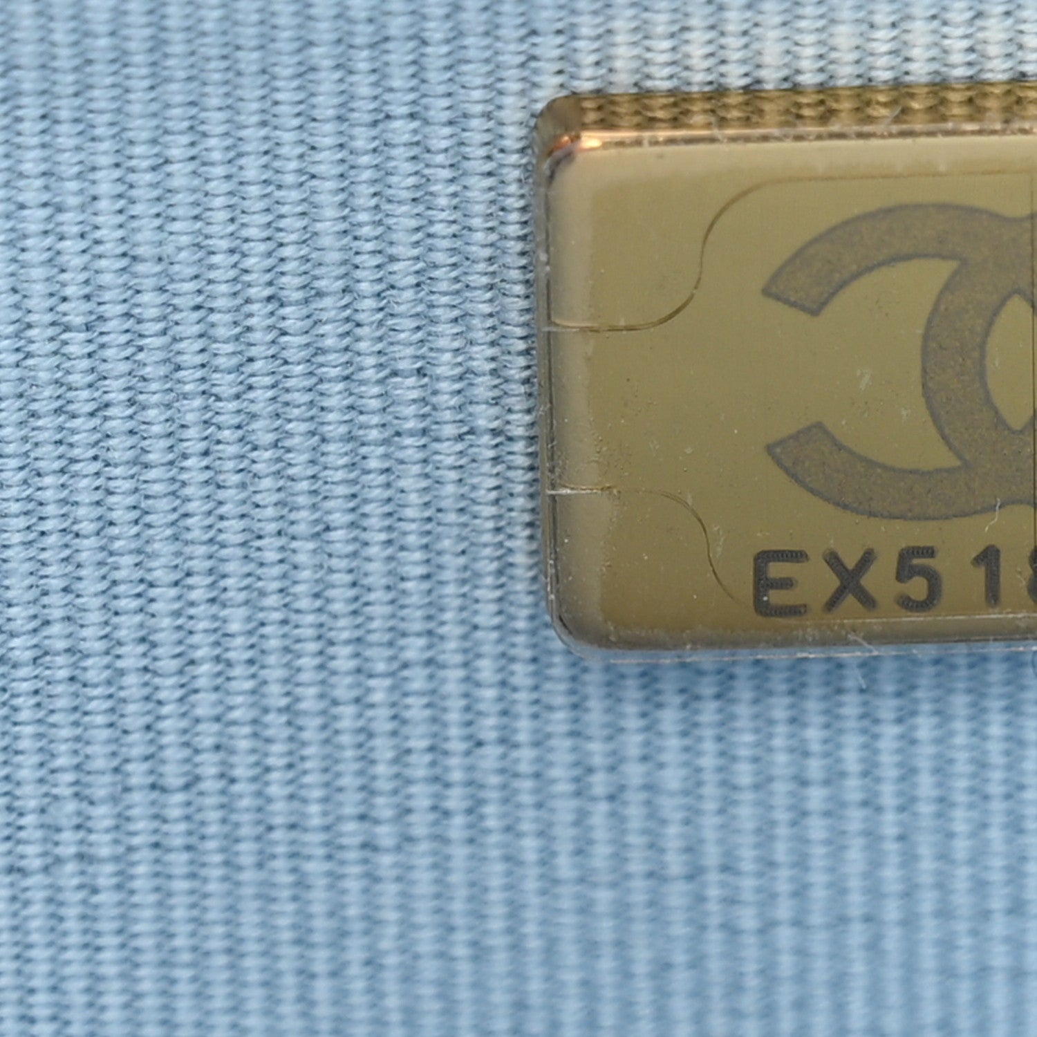 Chanel Caviar Quilted Wallet on Chain WOC Blue 9 of 15