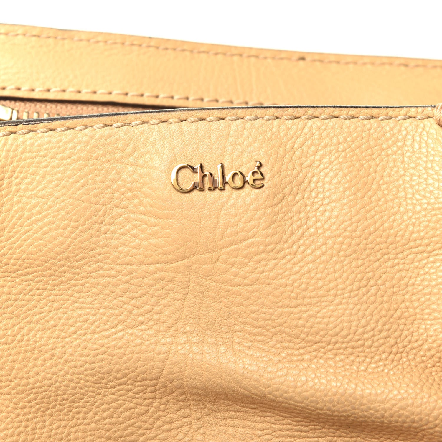 Chloe Calfskin Medium Elsie Satchel Mustard 7 of 11