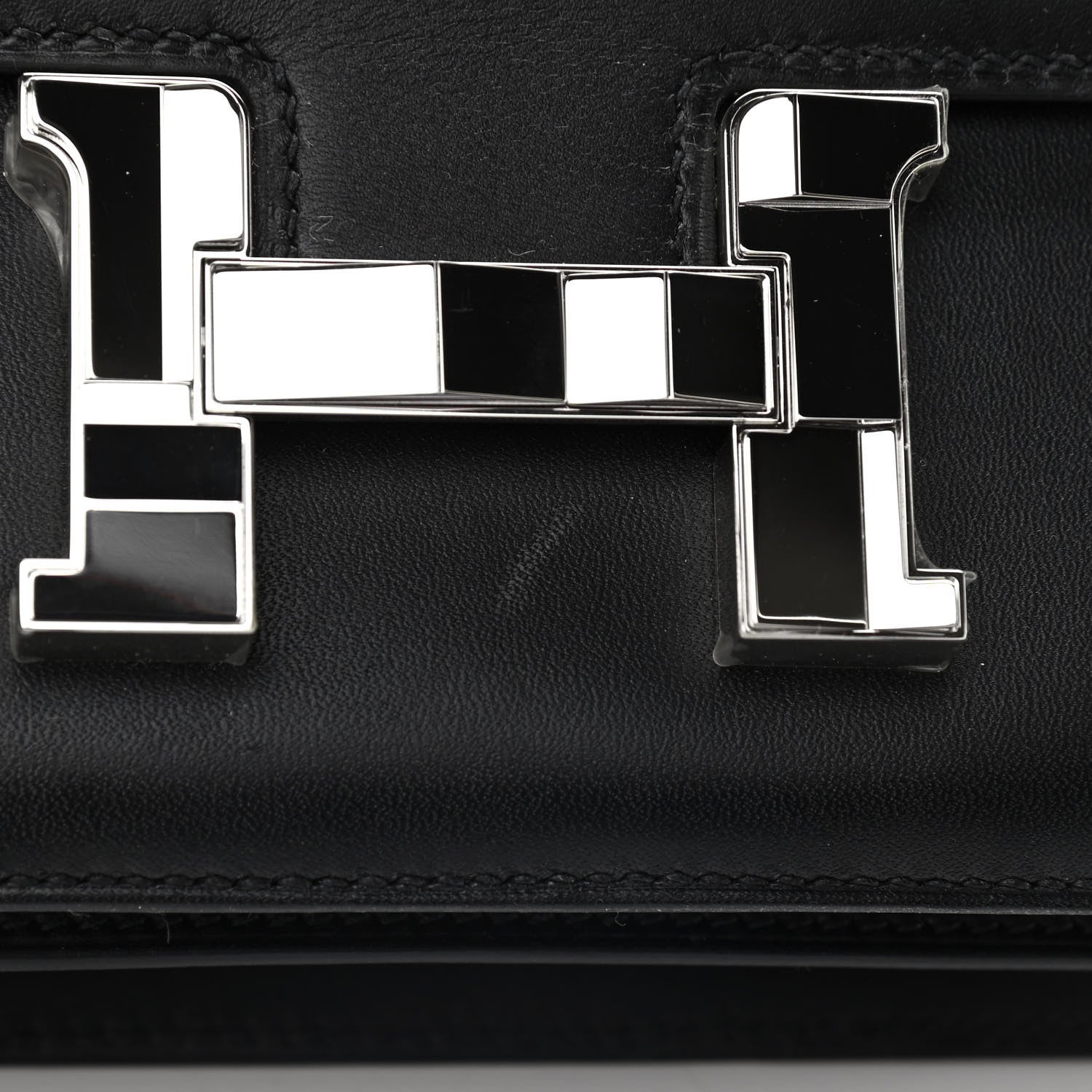 Hermes Veau Monsieur Mirror Constance 18 Black 10 of 11