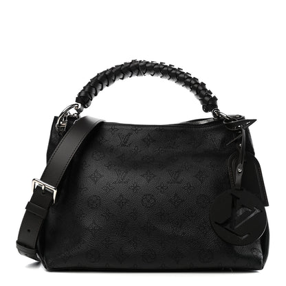 Louis Vuitton Mahina Beaubourg Hobo MM Black 1 of 8
