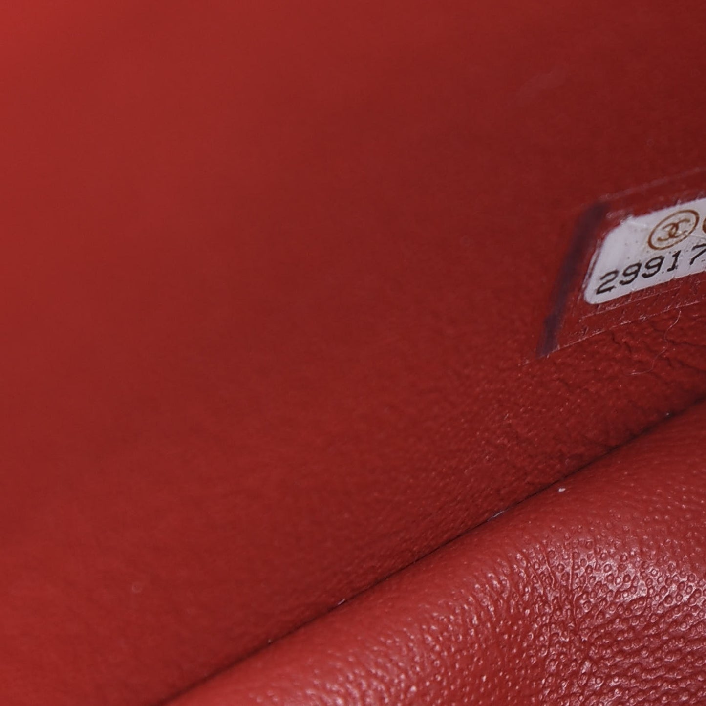 Lambskin Quilted Mini Rectangular Flap Red