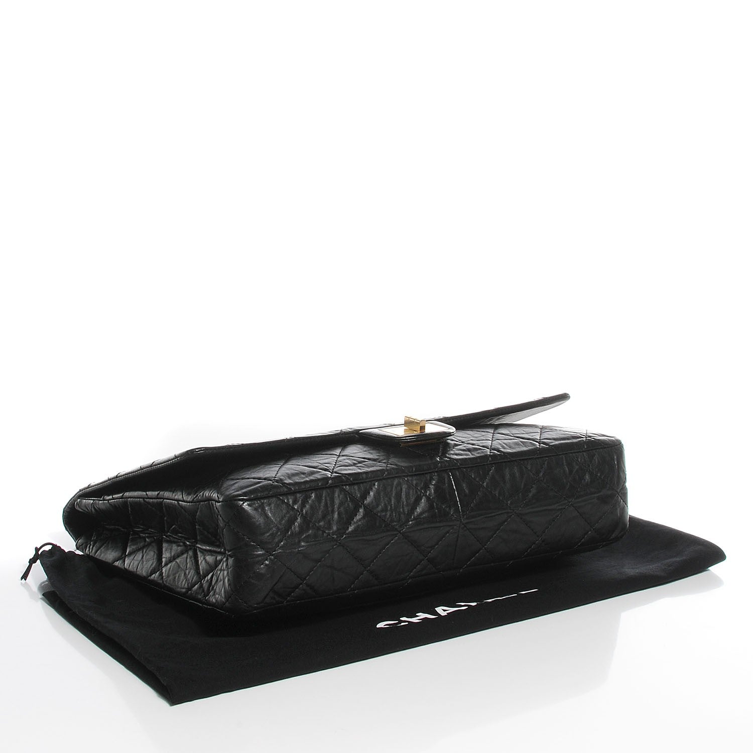 Chanel Aged Calfskin Quilted 2.55 Reissue 228 Flap Black 4 of 8