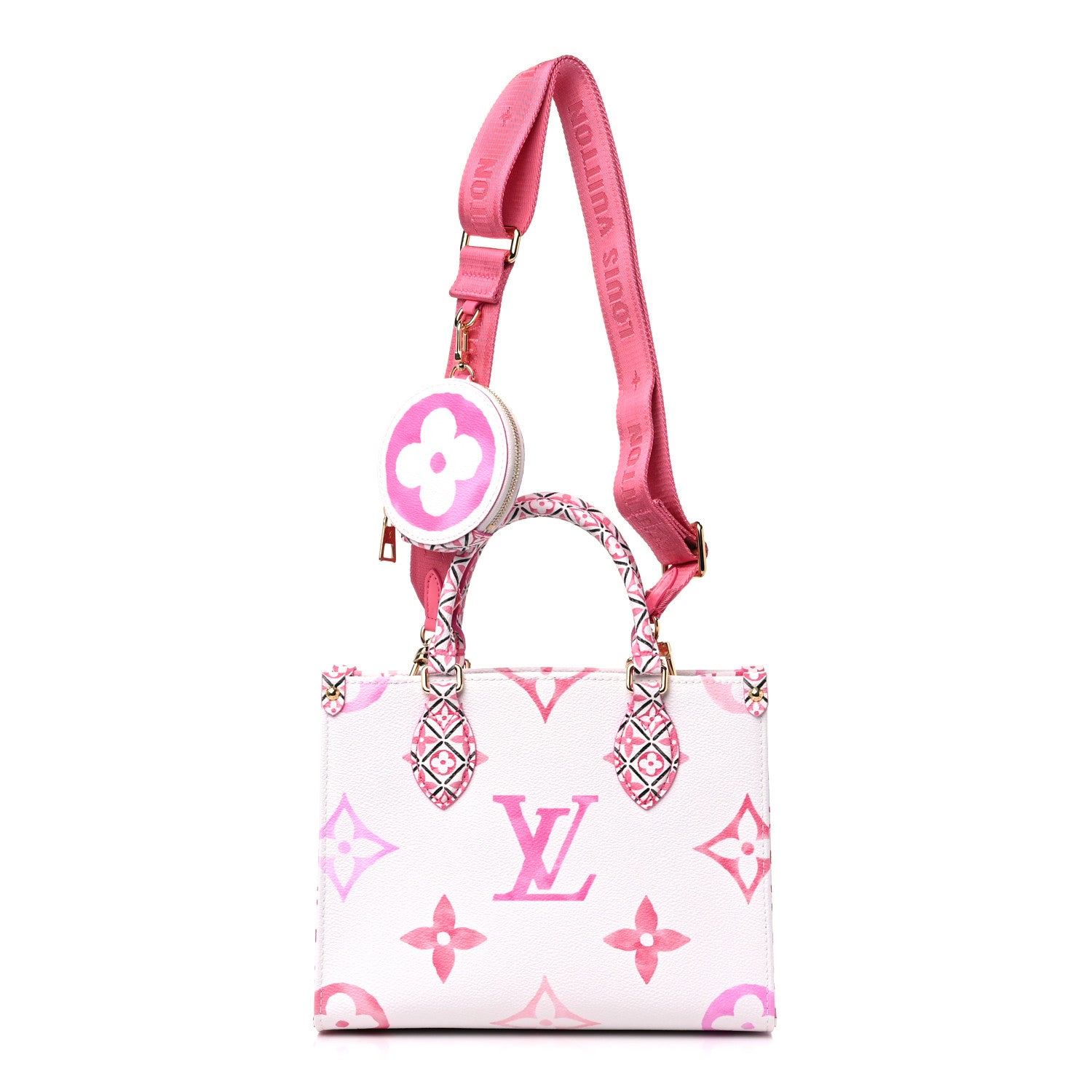 Louis Vuitton Monogram Giant By The Pool 2.0 Onthego PM Pink