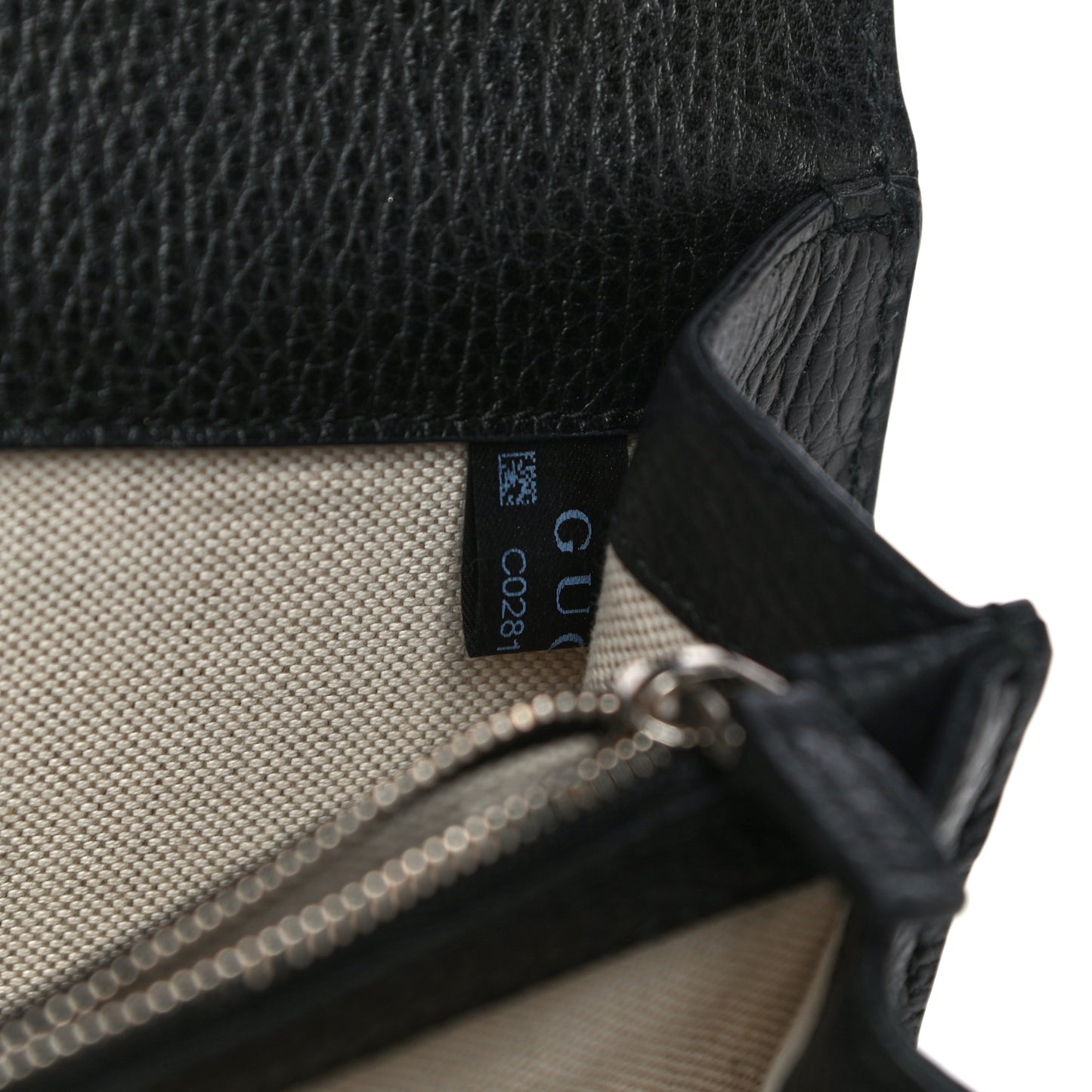 Pebbled Calfskin Small Dionysus Shoulder Bag Black