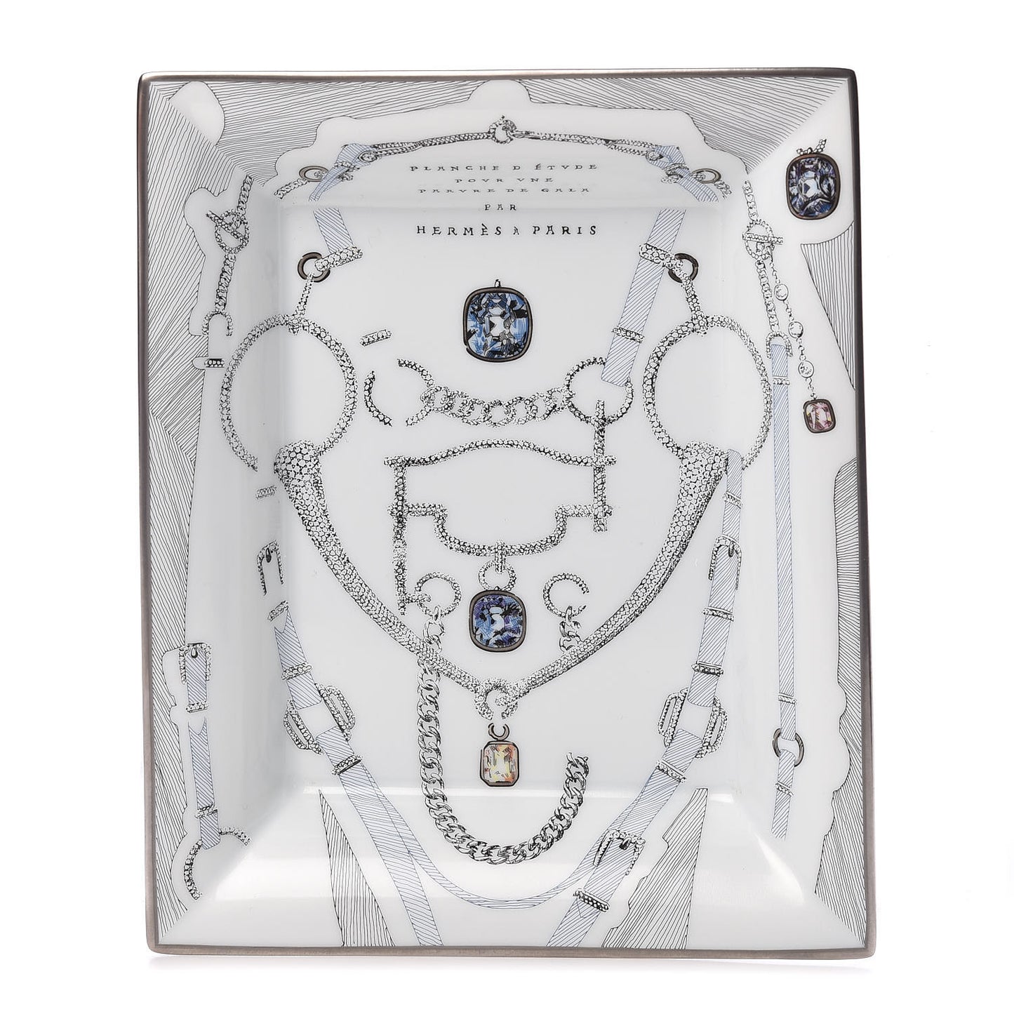 Porcelain Etude Pour Une Parure De Gala Change Tray