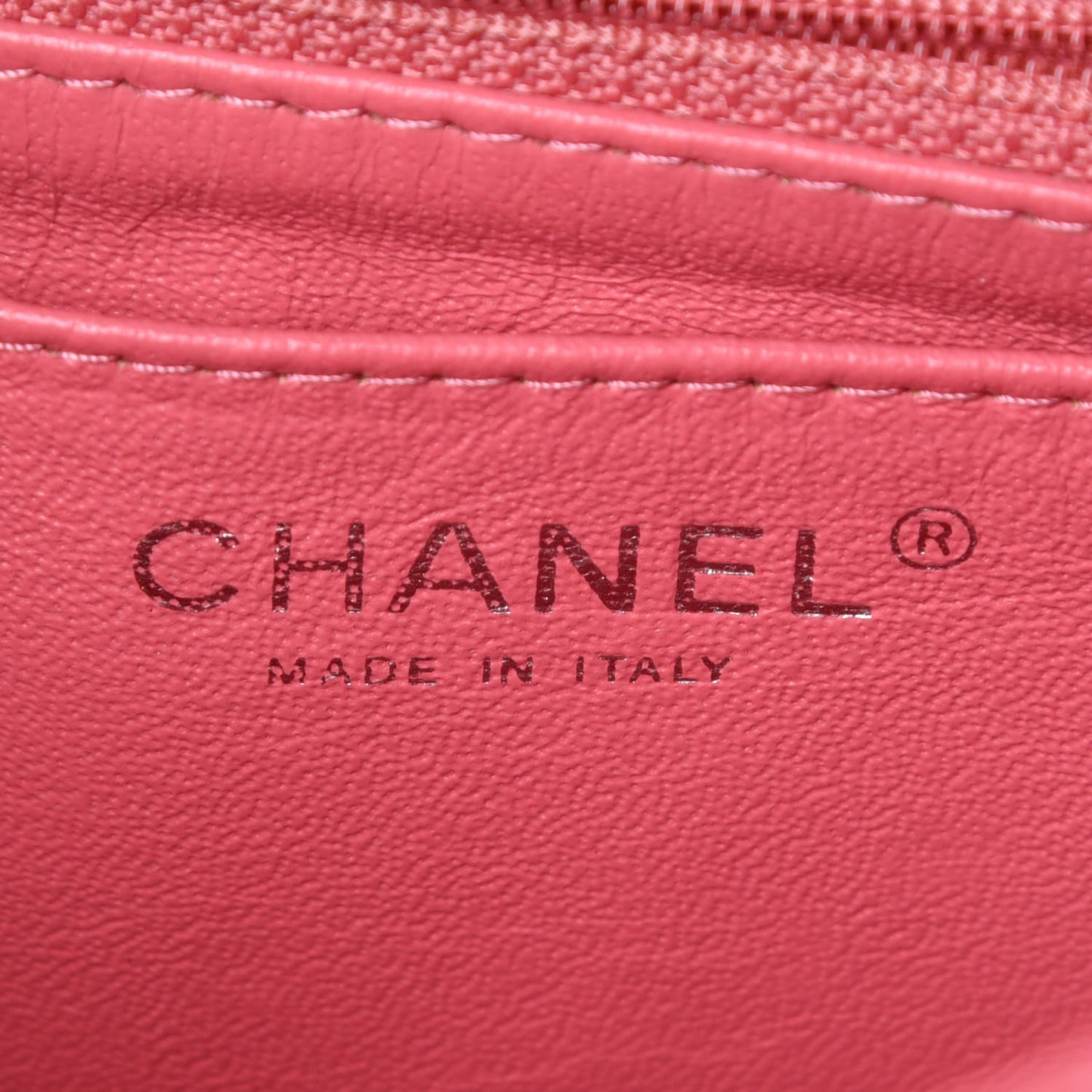 Patent Quilted Mini Square Flap Pink