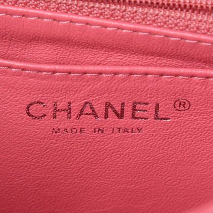 Chanel Patent Quilted Mini Square Flap Pink 8 of 11