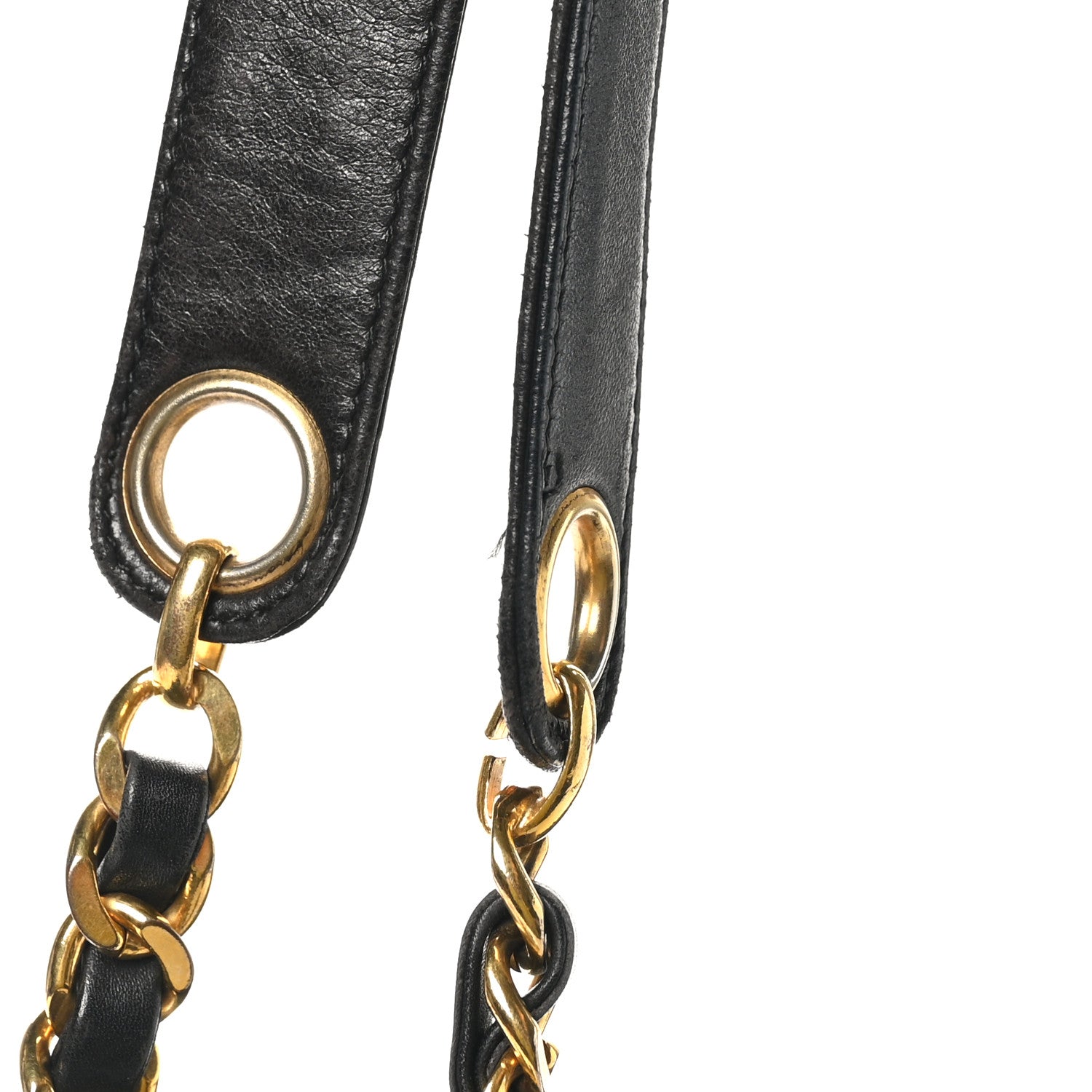 Chanel Lambskin Quilted Shopping Tote Dark Brown 10 of 12