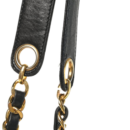 Chanel Lambskin Quilted Shopping Tote Dark Brown 10 of 12