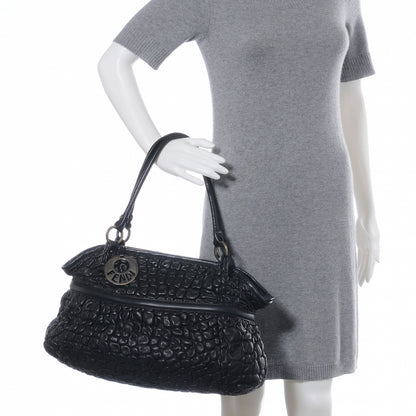 Fendi Bubble Calfskin Large Chef Shopper Tote Black 2 of 9