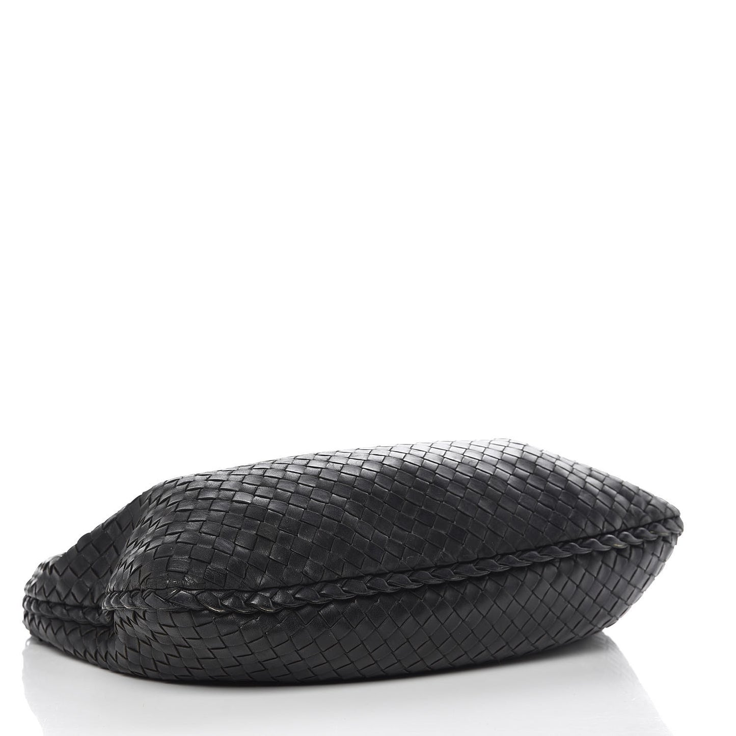 Nappa Intrecciato Medium Veneta Hobo Black