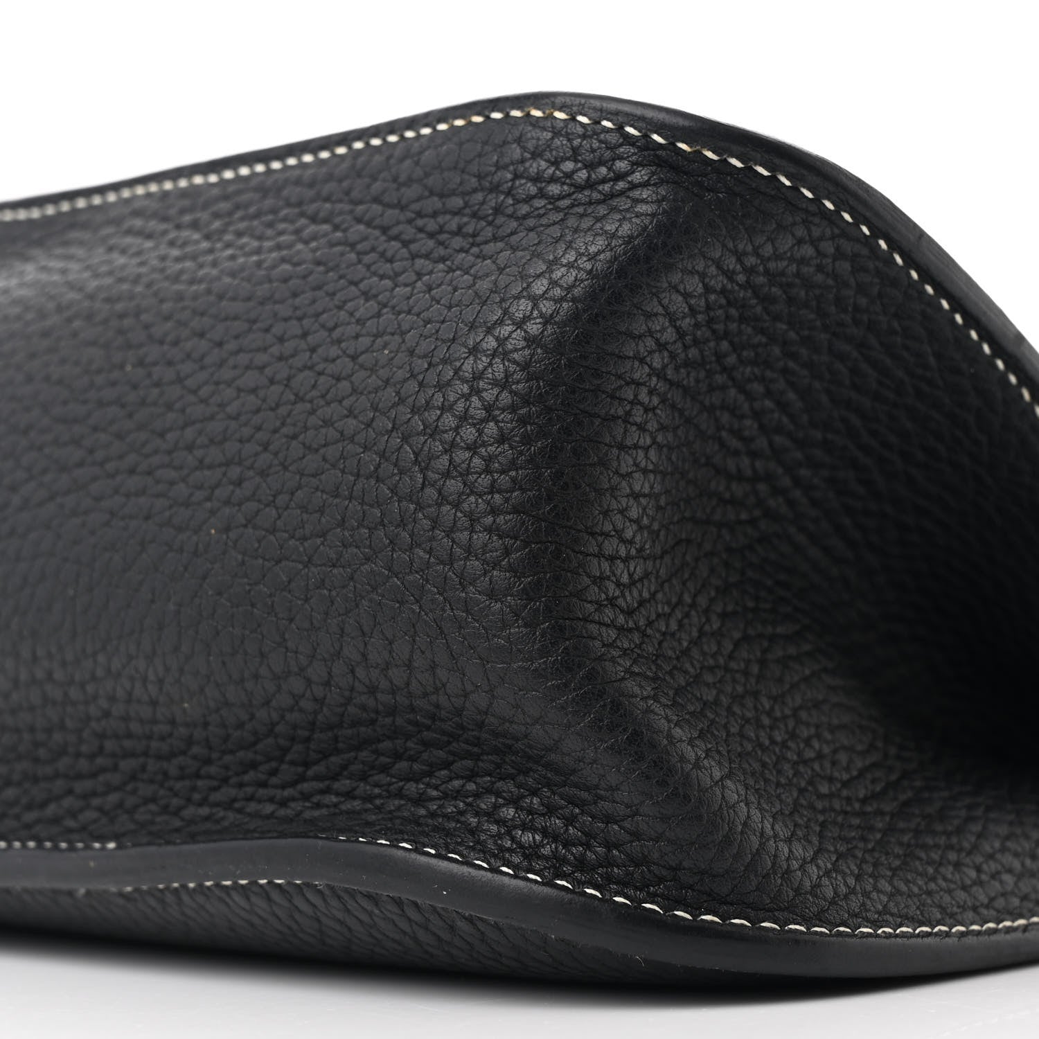 Hermes Taurillon Clemence Halzan 31 GM Black 10 of 12