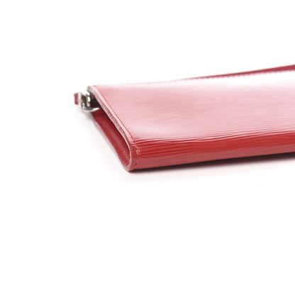 Louis Vuitton Epi Pochette Accessories 24 Rouge 9 of 11