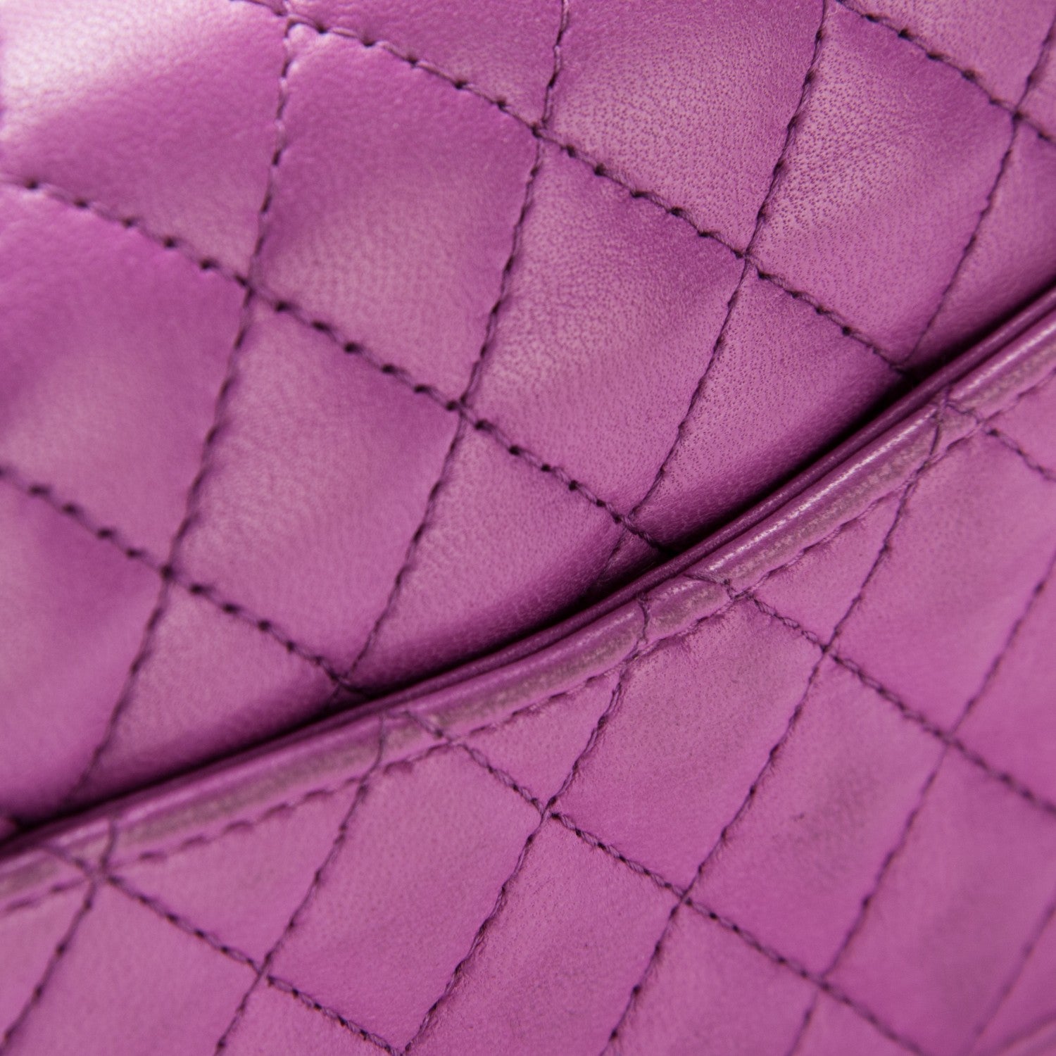 Chanel Lambskin Extra Mini Rectangular Ladybug Flap Purple 12 of 12