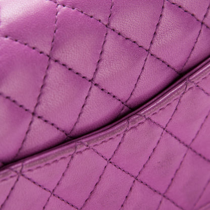 Chanel Lambskin Extra Mini Rectangular Ladybug Flap Purple 12 of 12