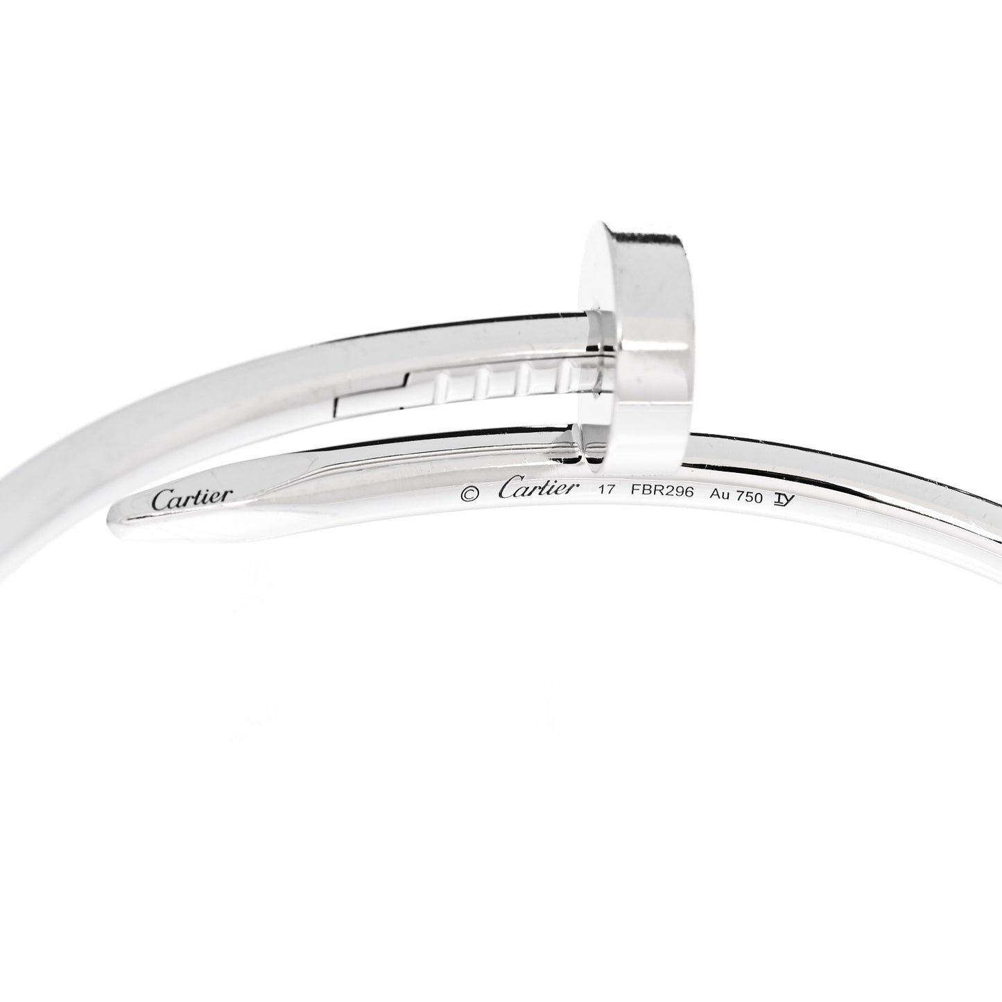 18K White Gold Juste Un Clou Bracelet 17