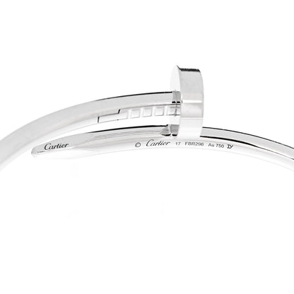Cartier 18K White Gold Juste Un Clou Bracelet 17 3 of 4