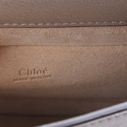 Chloe Calfskin Suede Small Nile Bracelet Bag Motty Grey 6 of 9