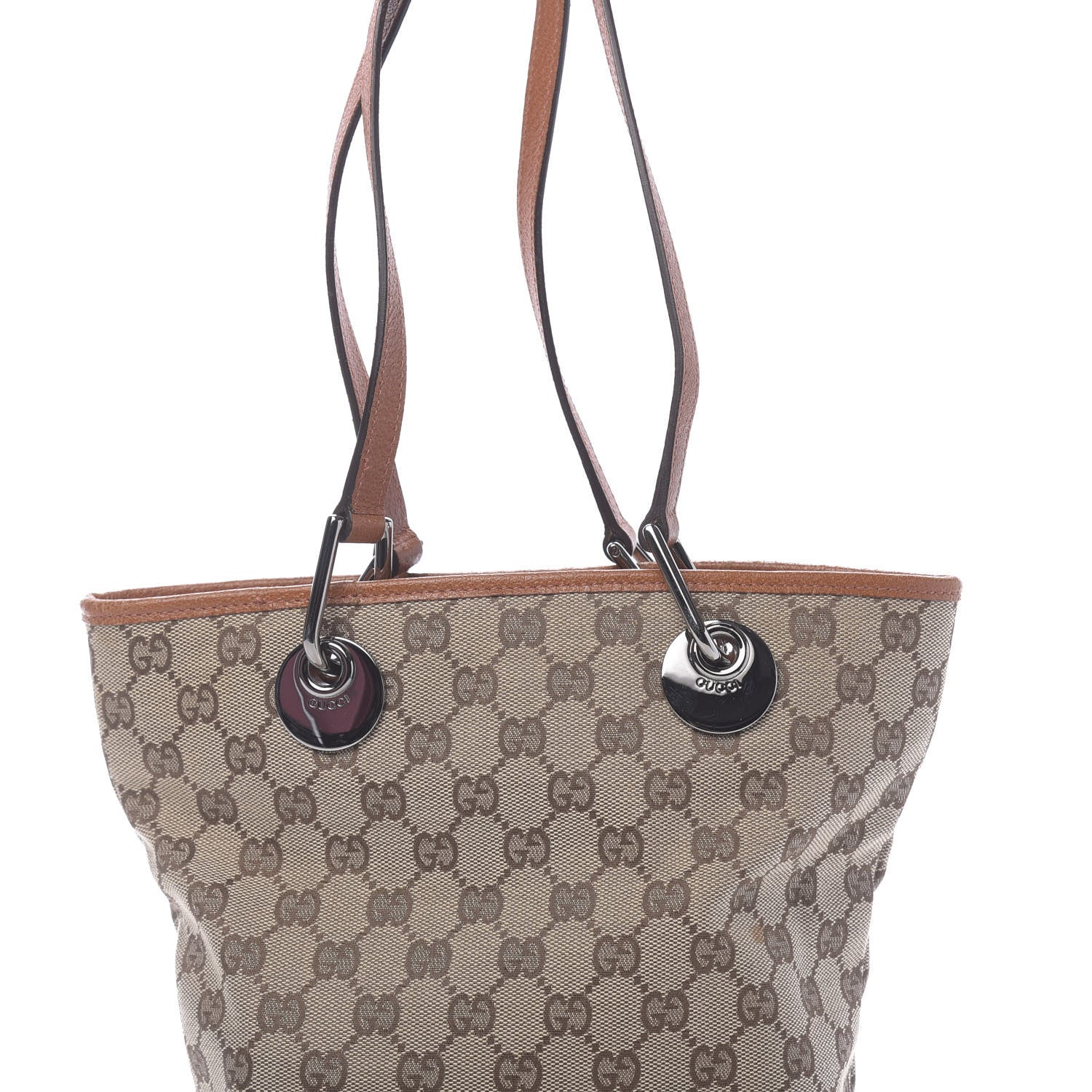 Gucci Monogram Small Eclipse Tote Orange 10 of 11