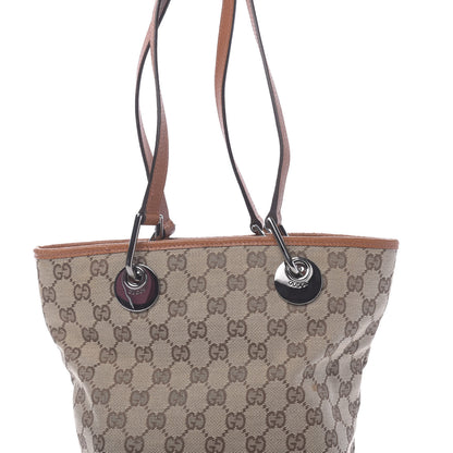 Gucci Monogram Small Eclipse Tote Orange 10 of 11