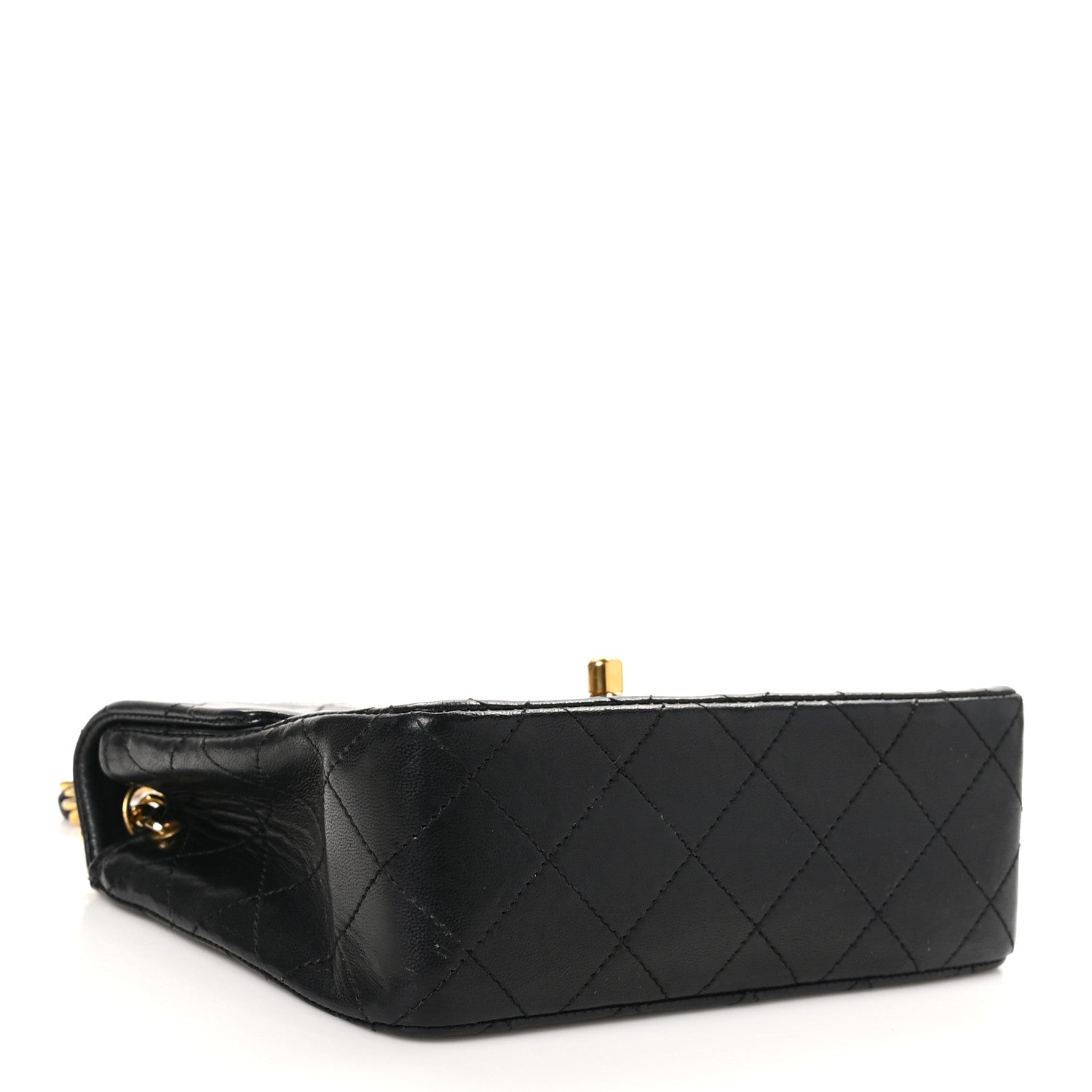 Chanel Lambskin Quilted Mini Square Flap Black 4 of 12