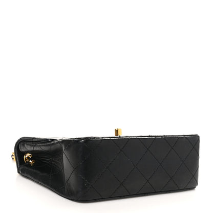 Chanel Lambskin Quilted Mini Square Flap Black 4 of 12