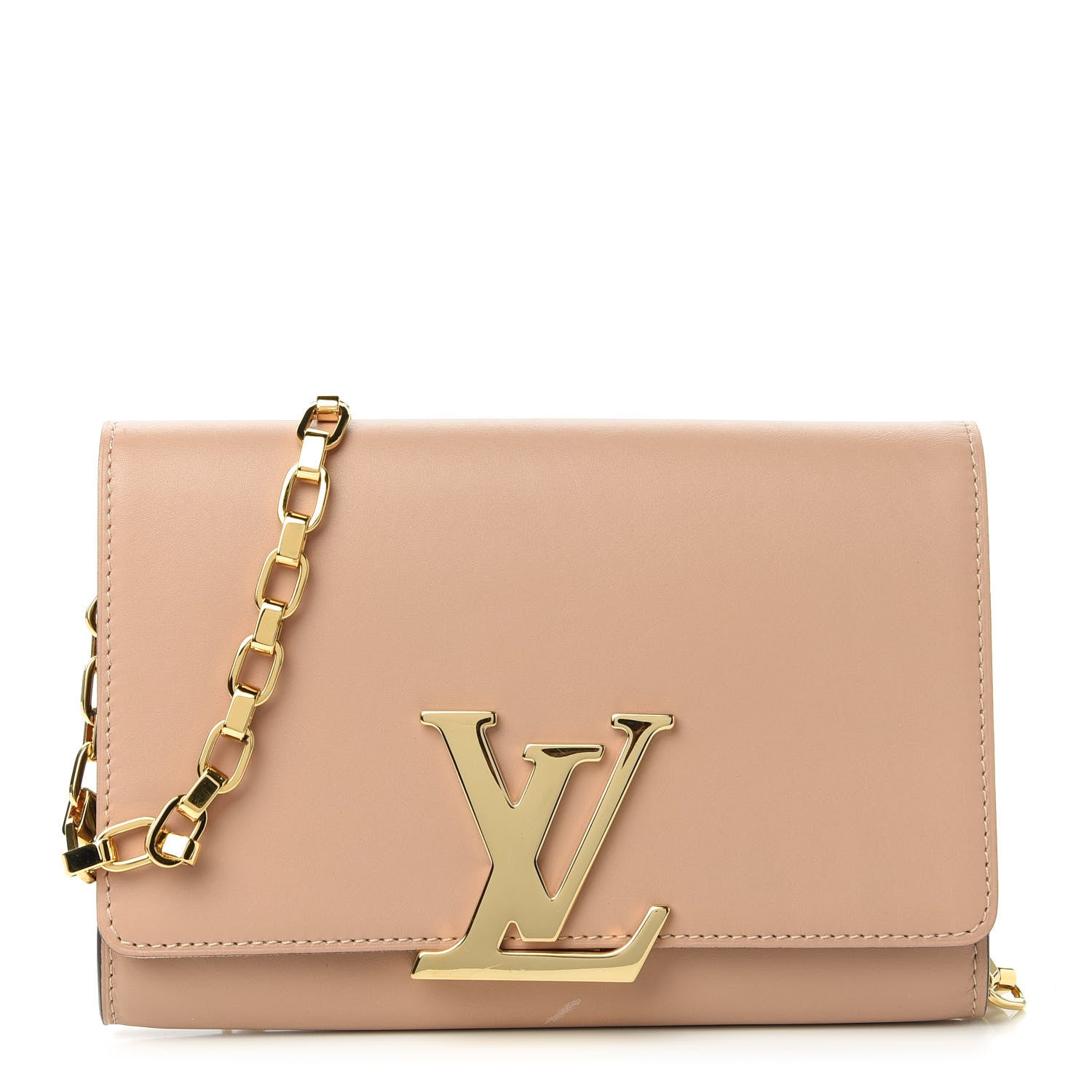 Louis Vuitton Calfskin Chain Louise GM Nude 1 of 11