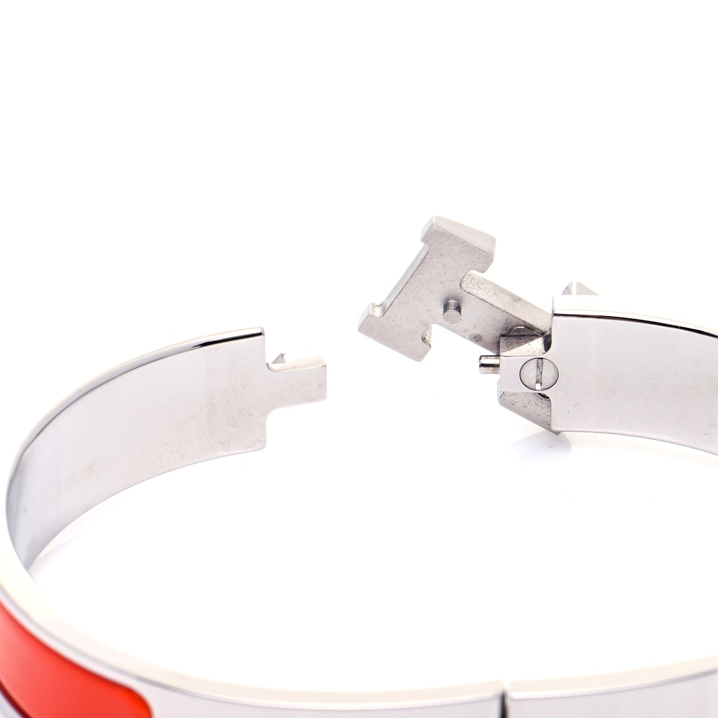 Enamel Narrow Clic Clac H Bracelet GM Capucine