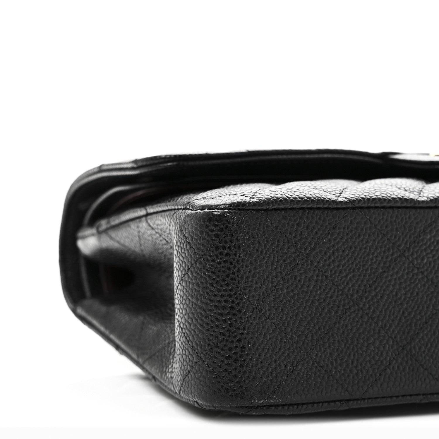 Chanel Caviar Quilted Medium Double Flap Black 9 of 10