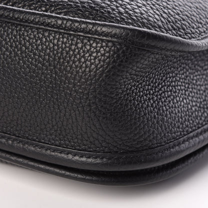 Hermes Taurillon Clemence Evelyne III PM Black 10 of 11
