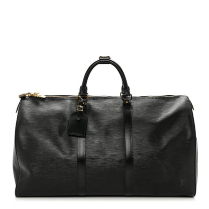 Louis Vuitton Epi Keepall 50 Black 1 of 12