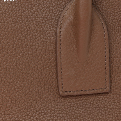Saint Laurent Grained Calfskin Small Supple Sac De Jour Taupe 8 of 8