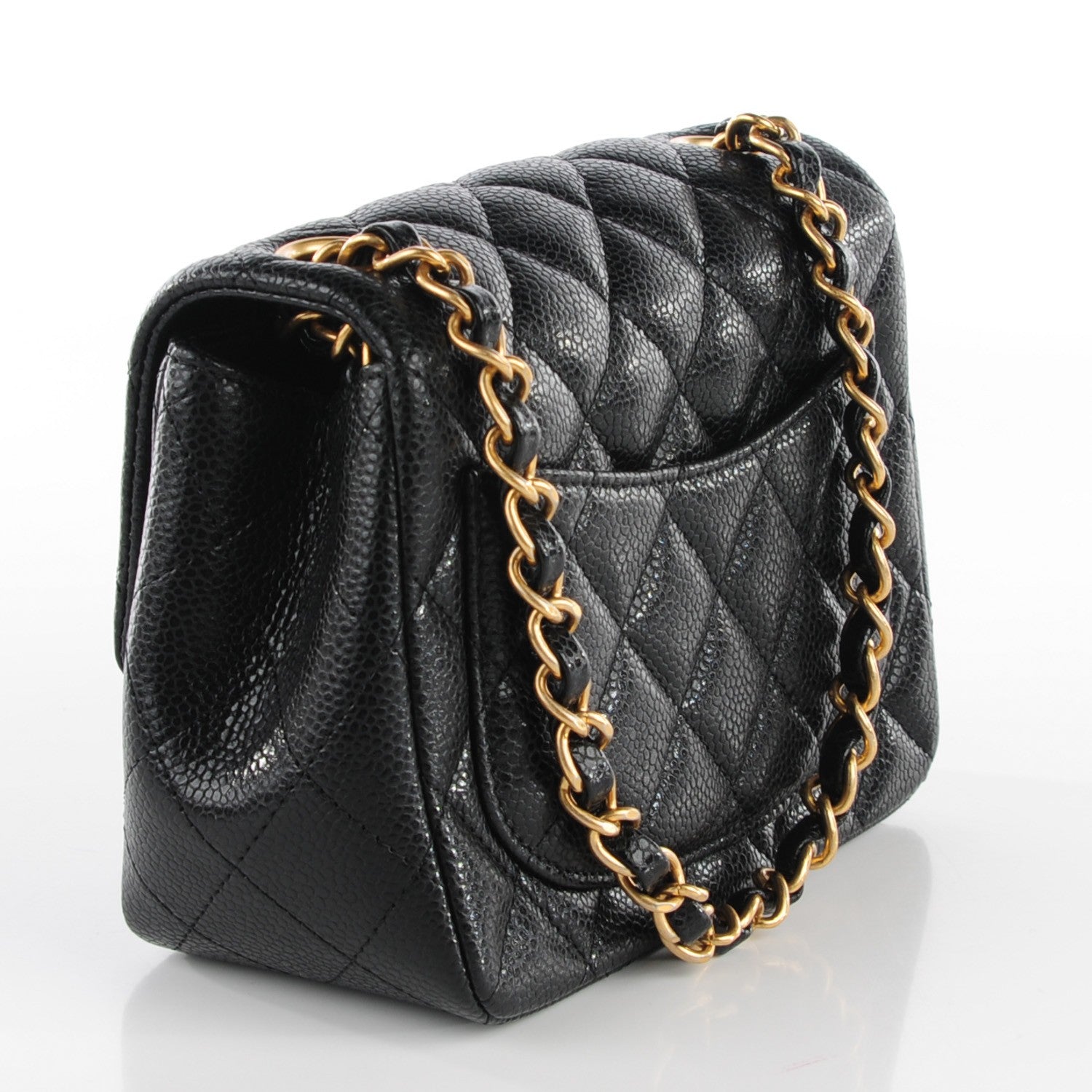 Chanel Caviar Quilted Mini Square Flap Black 3 of 8