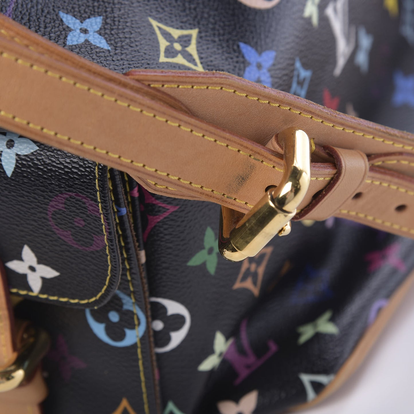 Monogram Multicolor Petit Noe Black