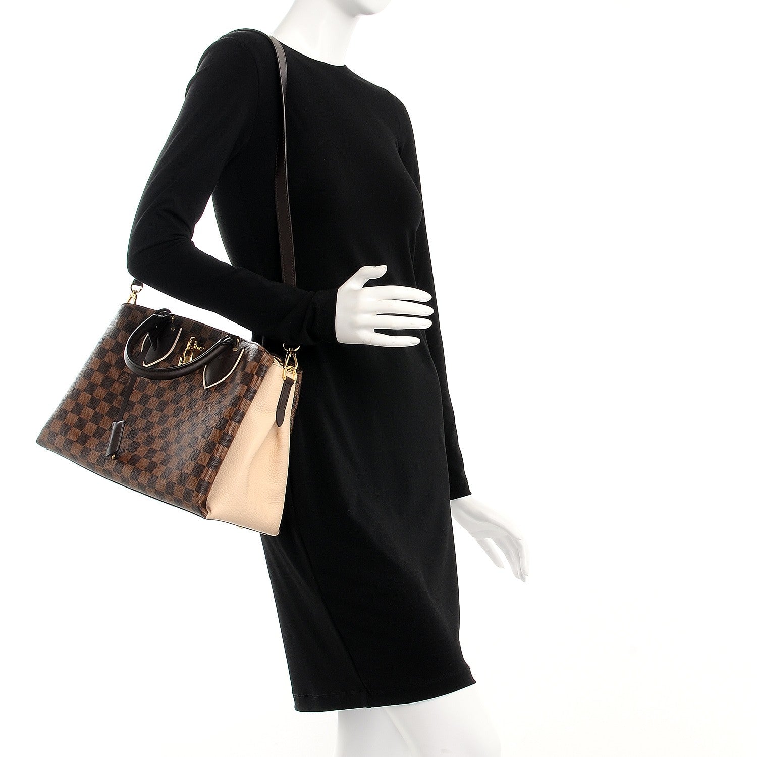 Louis Vuitton Cuir Taurillon Damier Ebene Normandy Ebene 2 of 10