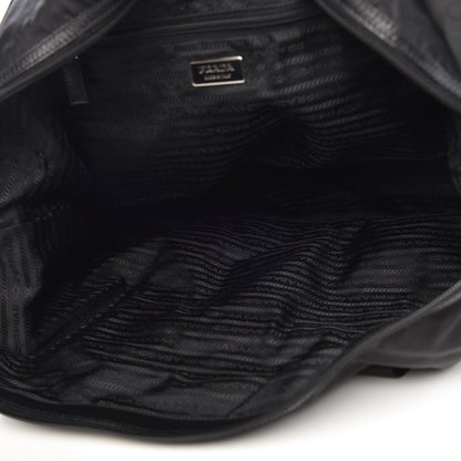 Prada Tessuto Nylon Saffiano Tote Black 5 of 7